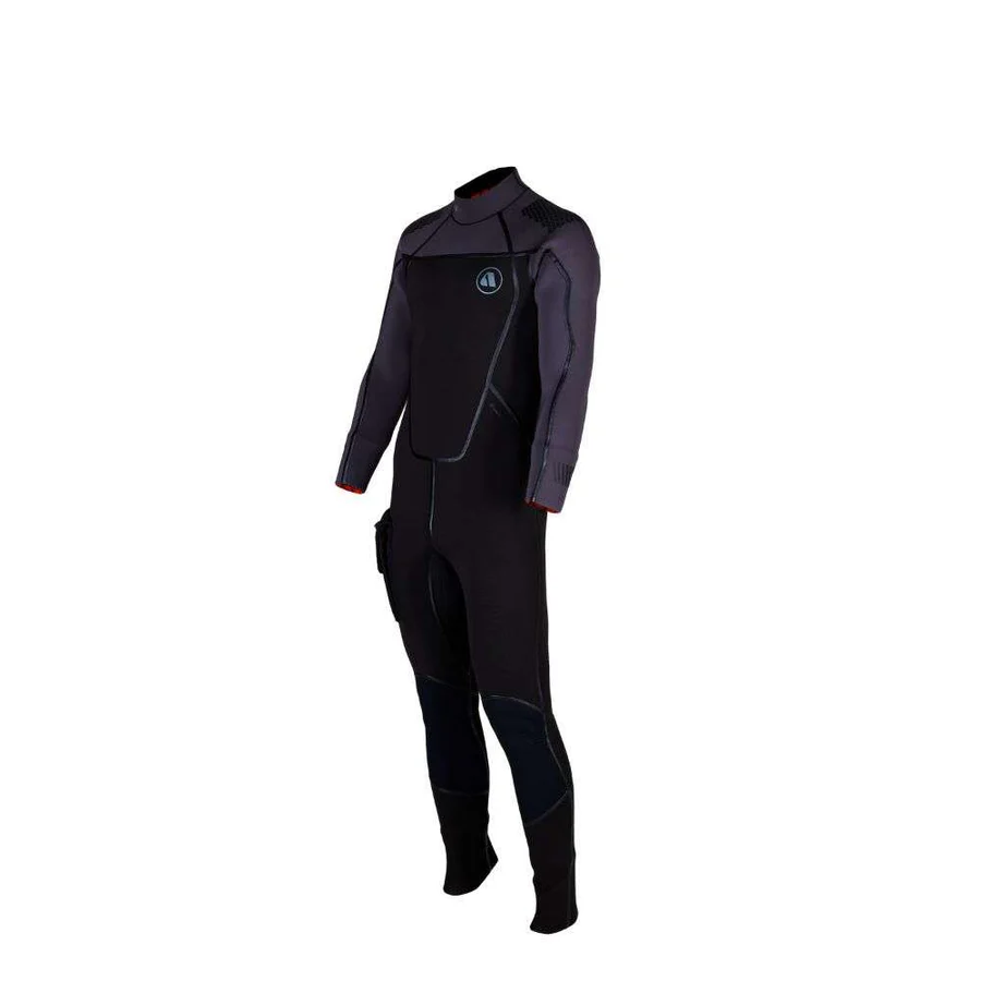 Apeks THERMIQ 5mm Men Wetsuit2 Apeks THERMIQ 5mm Men’s Wetsuit back view with abrasion-resistant panels and streamlined thermal diving design.