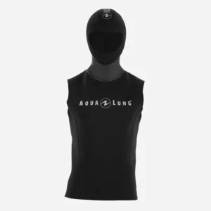 Aqualung 2.5mm hooded undervest ergonomic neoprene design