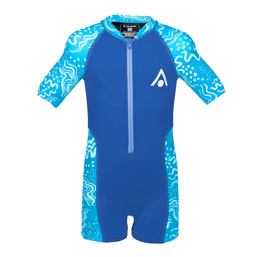 Aquasphere Stingray 2.0 kids short wetsuit blue