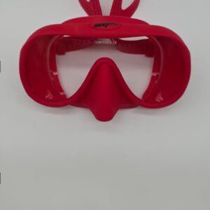 Reef diving mask with panoramic tempered glass lens